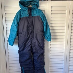 L.L. Bean Blue and Gray Insulated Bottoms for Winter